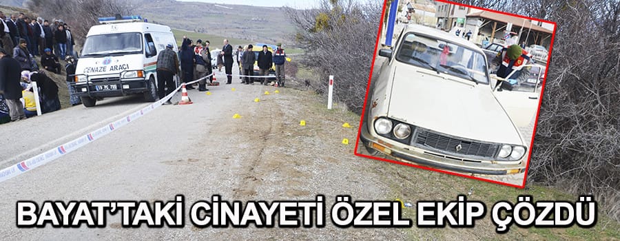 CinayetiÖzel Ekip çözdü
