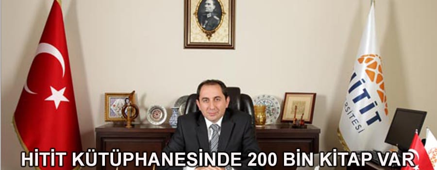 HİTİT Üniversitesi Kütüphanesinde 200 bin kitap Oldu