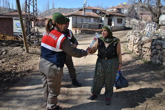 Çorum, Jandarma Kadınlarımızı unutmadı