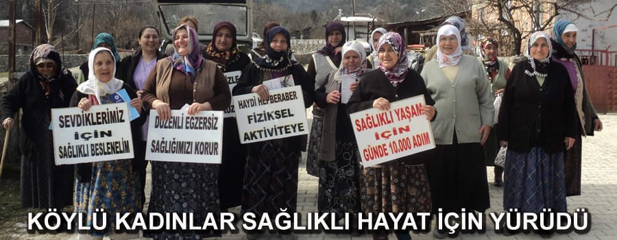 Kadınlar Sağlığa yürüdü