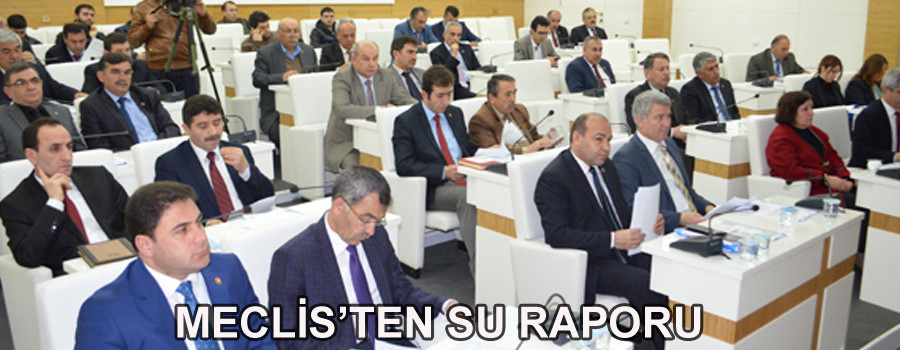 Belediye Meclisinde ‘SU’ toplantısı