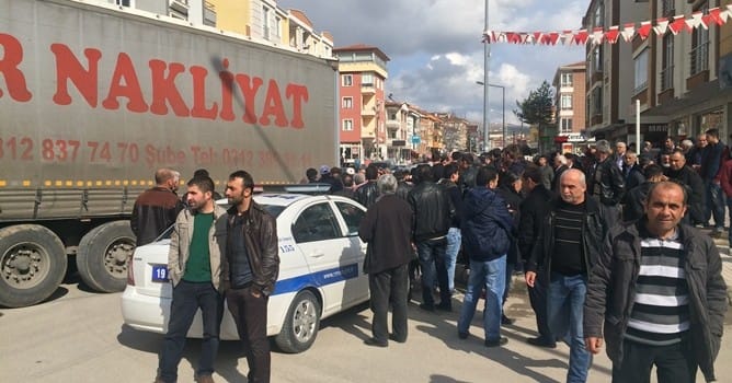 Trafik felç oldu