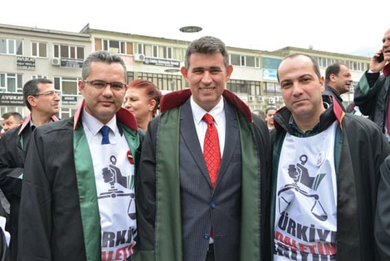 Çorum Barosuda Adalet yürüyüşündeydi