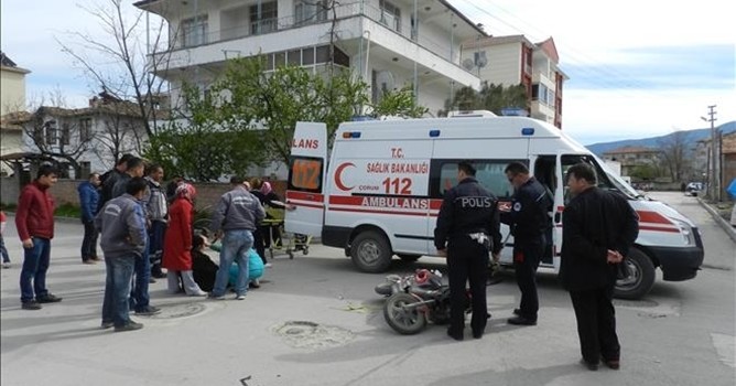 Osmancıktaki kazaya Dodurga’dan ambulans geldi !