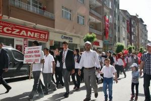 19 MAYIS ATATÜRK’Ü ANMA, GENÇLİK VE SPOR BAYRAMI KAPSAMINDA ÇORUM’UN SUNGURLU İLÇESİNDE "GENÇLİK YÜRÜYÜŞÜ" GERÇEKLEŞTİRİLDİ. (SERKAN ŞANSEVER/ÇORUM-İHA)