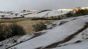 Sungurluyu dolu yıktı