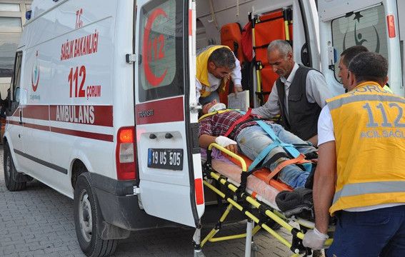 Mecitözünde kaza 10 kişi yaralı