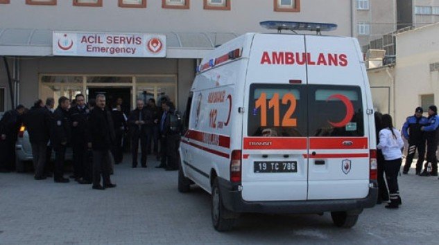 Sungurluda Minübüs devrildi 16 Yaralı var