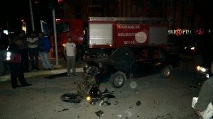 Osmancıkta kaza 2 yaralı