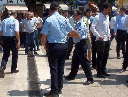 Caniye, olay yerinde tatbikat yaptırıldı
