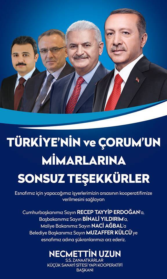 Teşekkür İlanı