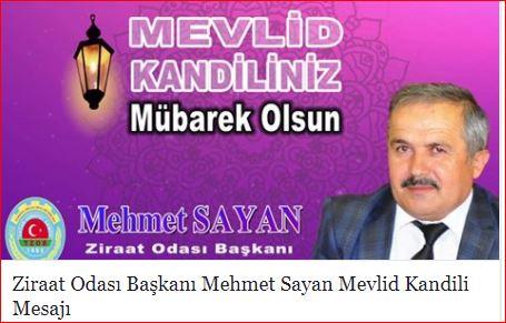 Haberci19 Kandil Mesajı