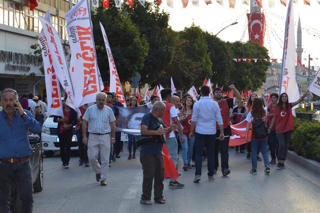 CHP Gençlik kolları; Kutsal yürüyüş Zaferle taçlandı