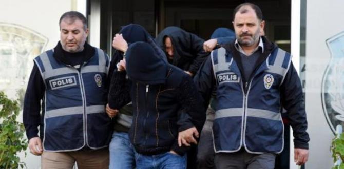 GASPÇILAR POLİS’DEN KAÇAMADI