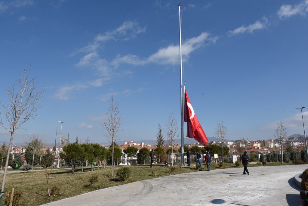 ﻿Şehitler Parkı’na Türk Bayrağı