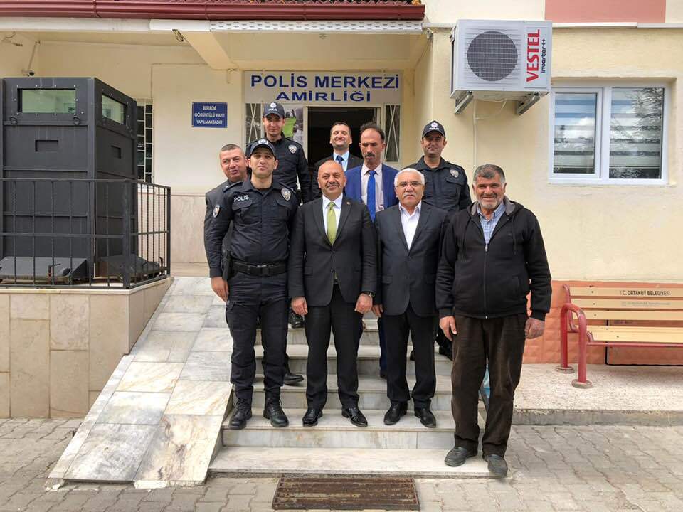 Ortaköy Belediyesinden POLİS HAFTASI ZİYARETİ