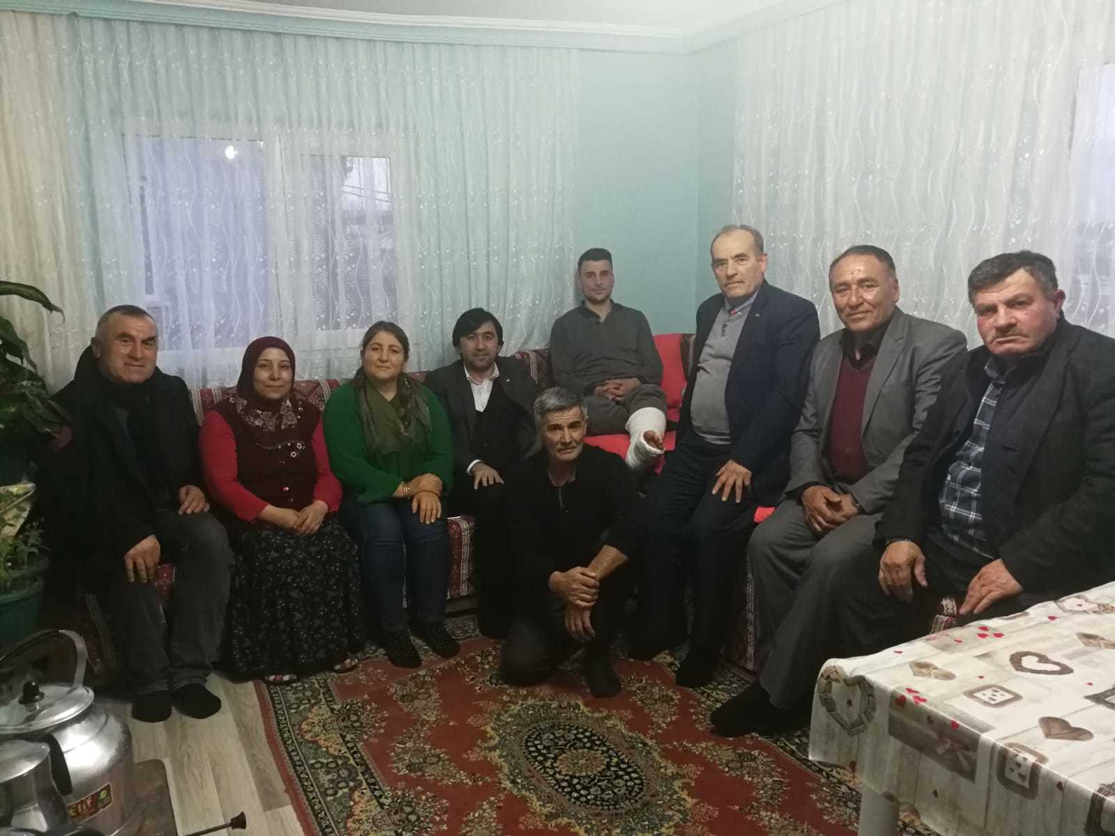 CHP’den yaralı askere geçmiş olsun ziyareti