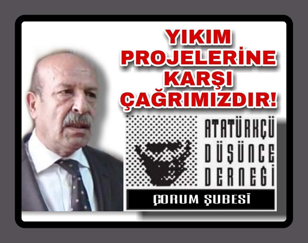YIKIM PROJELERİNE KARŞI ÇAĞRIMIZDIR!