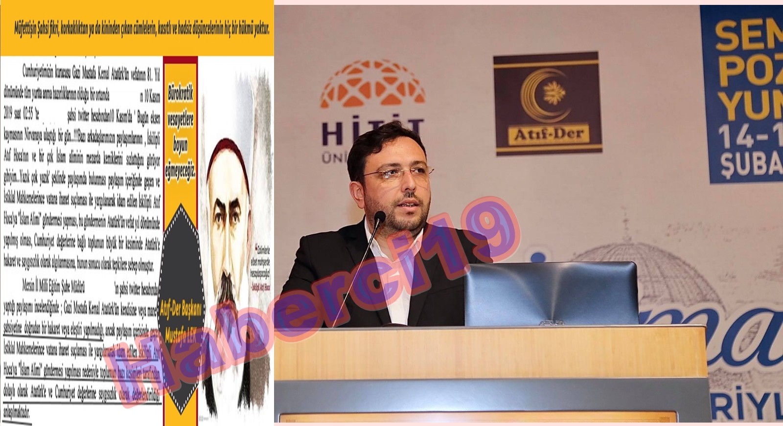“O” BAŞKANDAN AÇIKLAMA VAR!.. “KİŞİLERİ DEĞİL ZİHNİYETİ İFADE ETTİM”