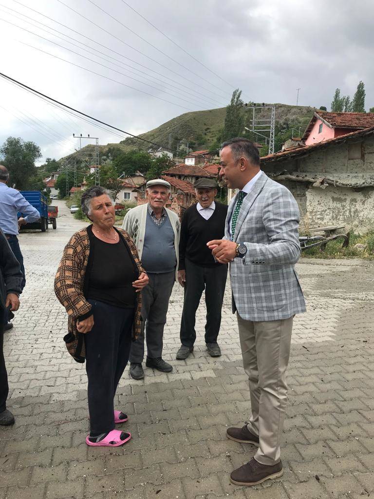 CHP’den Ahmetoğlan Köyü’ne geçmiş olsun ziyareti