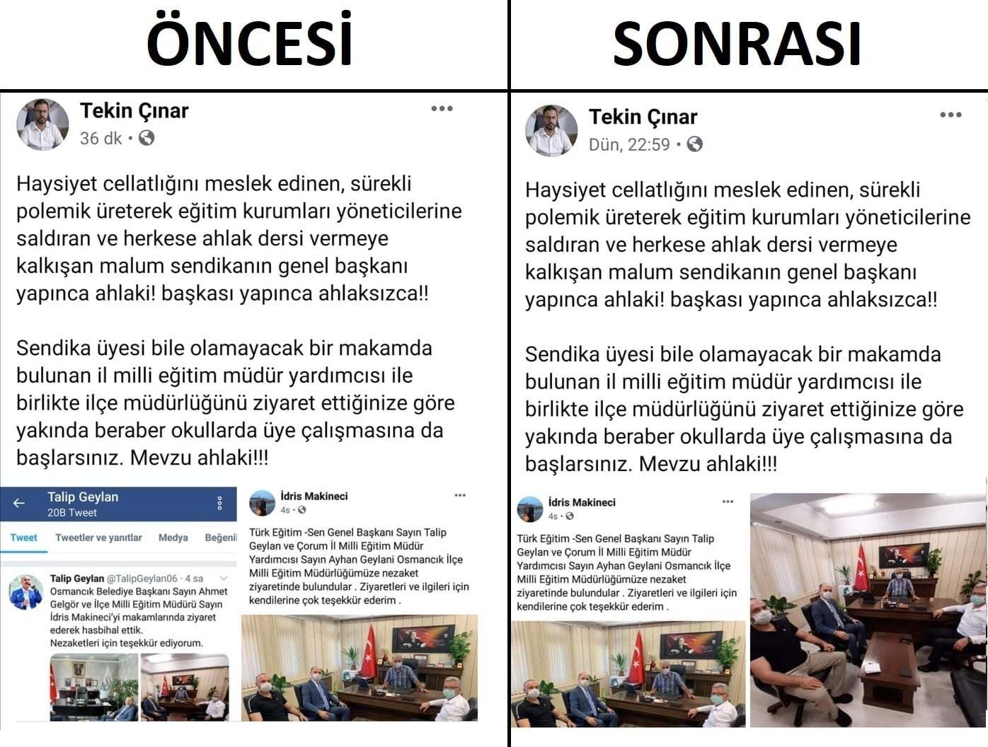 SENDİKALARDA TOY BAŞLADI, HAKARETLER HAVADA UÇUŞUYOR