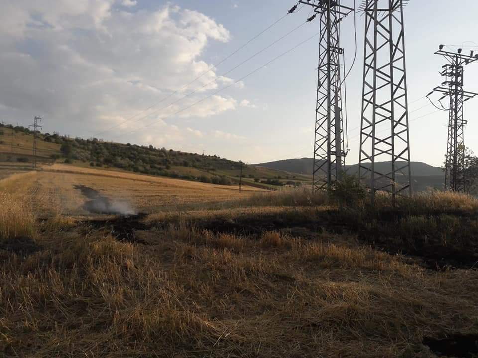 DODURGA İLÇESİNDE YANGIN PANİĞİ