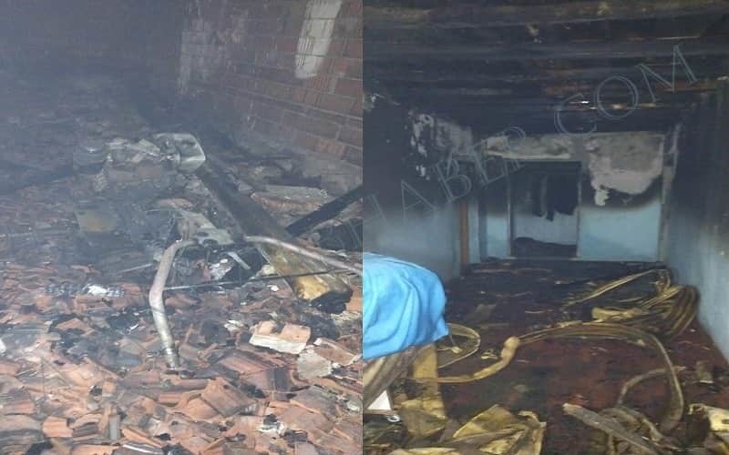 YAŞLI ADAM YANMAKTAN SON ANDA KURTARILDI