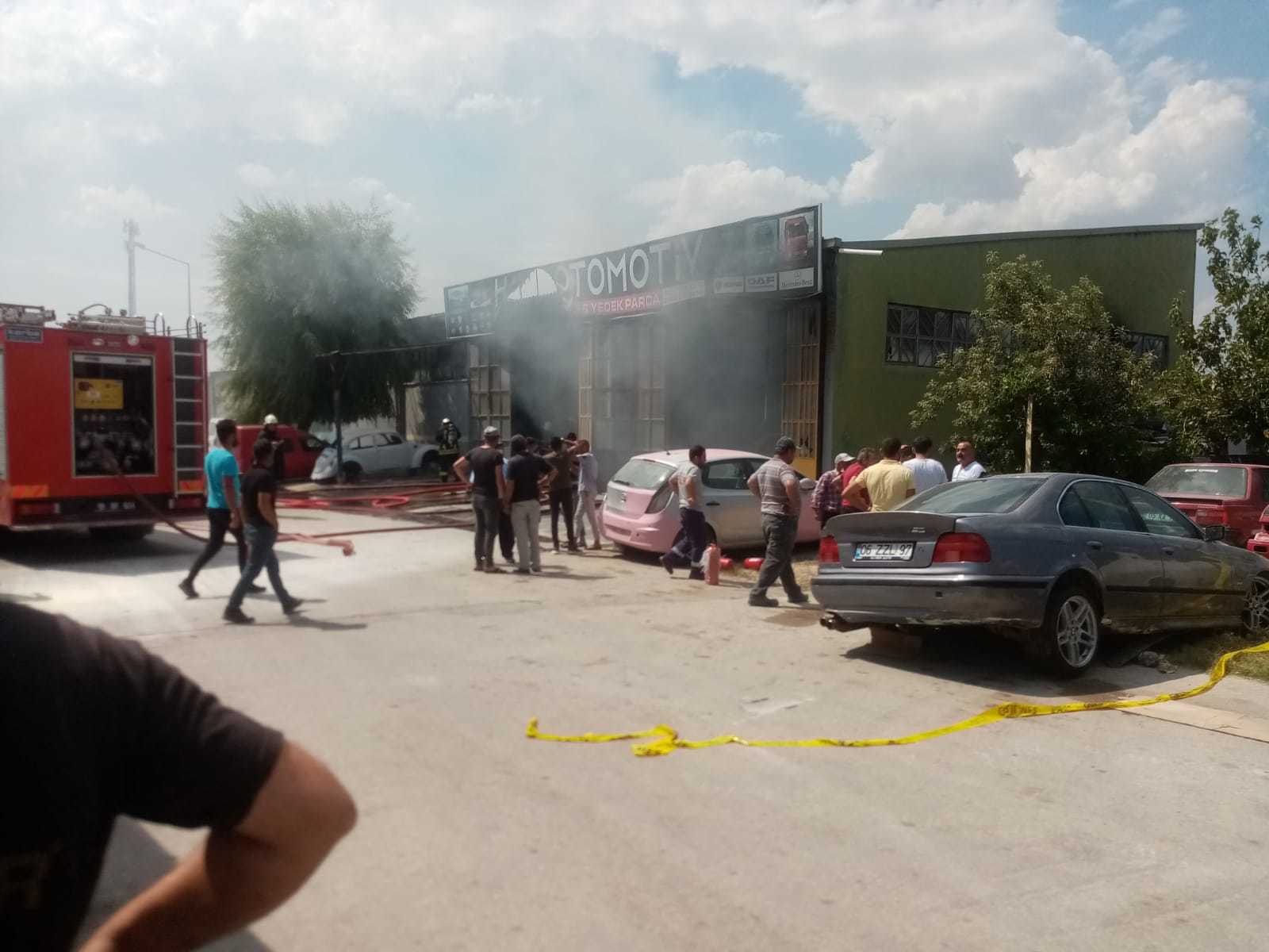 AŞGIN’A TEPKİ, YANGIN YERİNDEN GELDİ