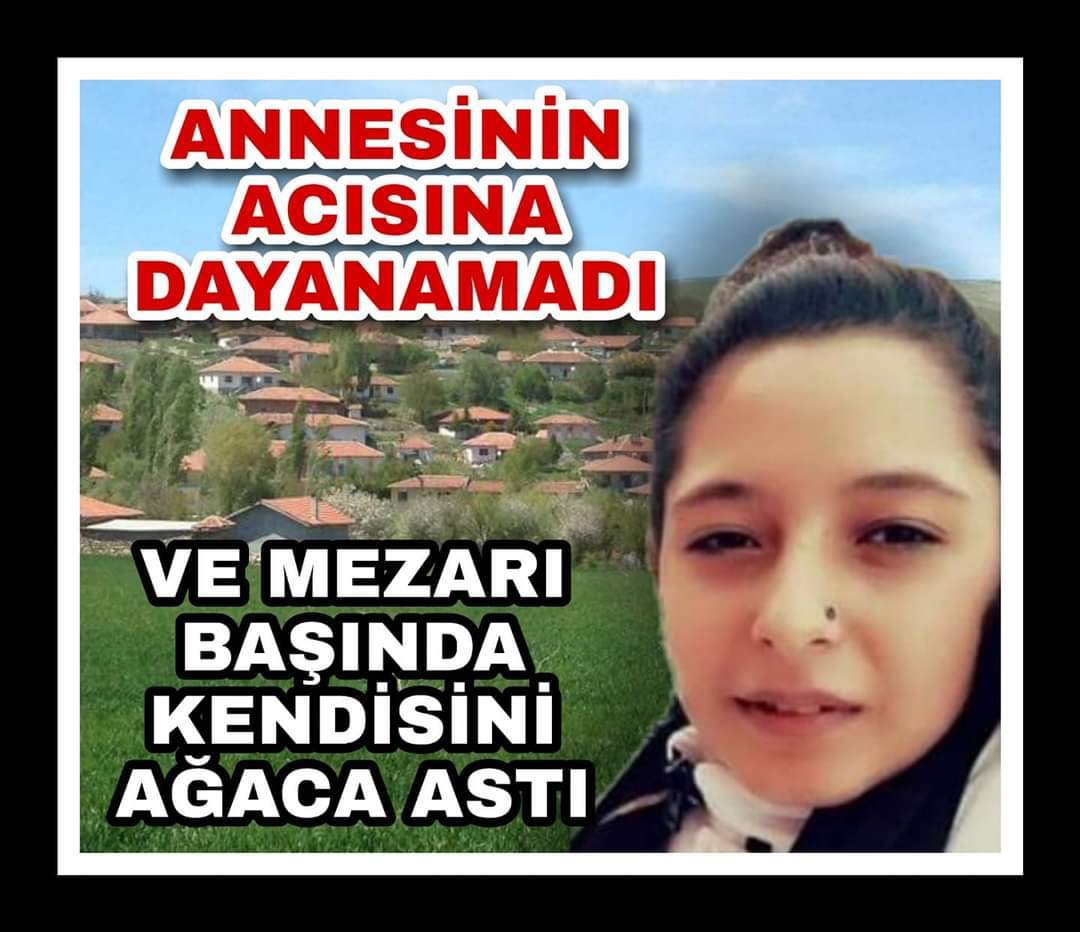 GENÇ KIZ MEZARLIKTA İNTİHAR ETTİ