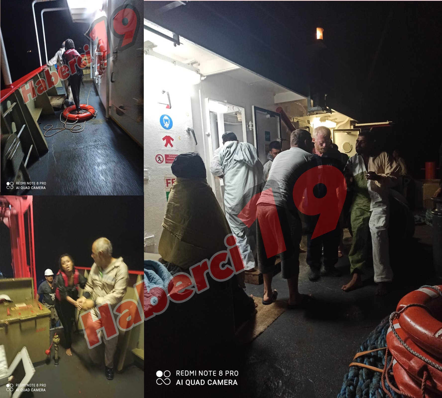 AKDENİZDE CAN PAZARI…TÜRK KAPTANLAR, 55 KAÇAK GÖÇMENİ AKDENİZDEN SAĞ KURTARDI