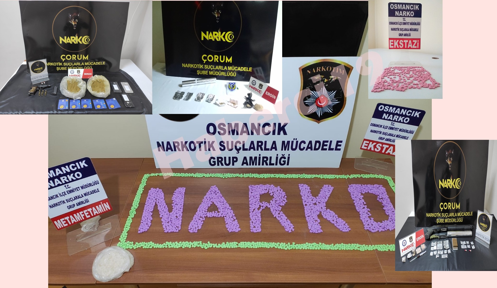 ÇORUMDAN KİLOLARCA UYUŞTURUCU ÇIKTI