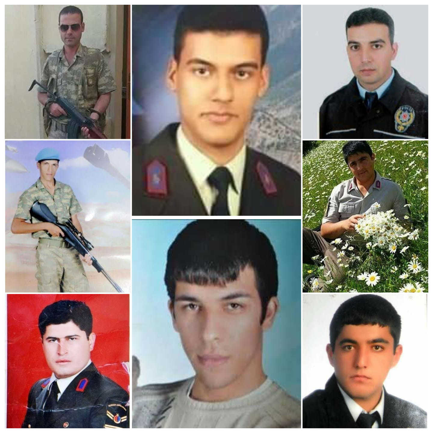 ŞEHİT EDİLENLER SİVİL DEĞİL, ASKER VE POLİS!