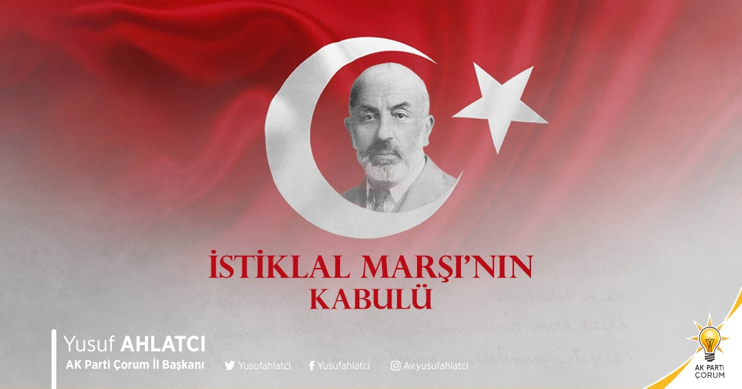 YUSUF AHLATCI’NIN İSTİKLAL MARŞI KUTLAMASI