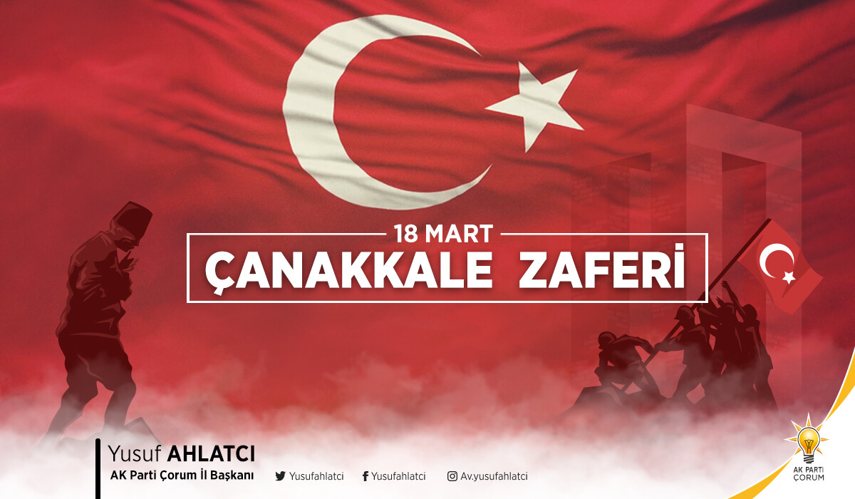 AHLATCI;”Çanakkale bir devrin bitip yeni bir devrin güneş gibi doğduğu yerdir”