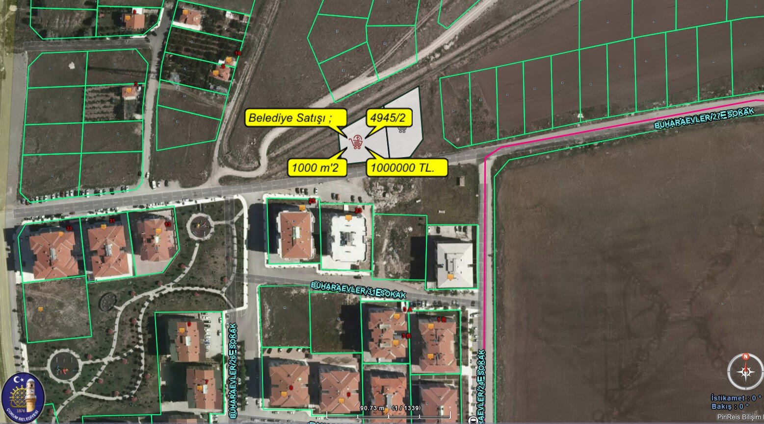 Belediye Villa, Ticaret ve Sanayi arsaları satıyor
