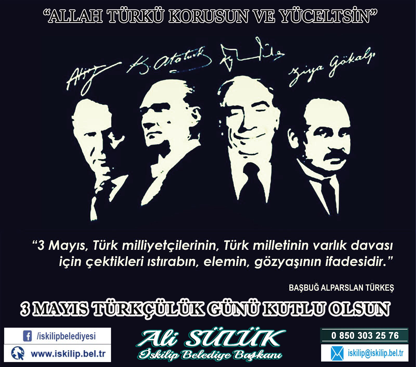 SÜLÜK, “3 MAYIS TÜRKÇÜLÜK GÜNÜNÜ” KUTLADI