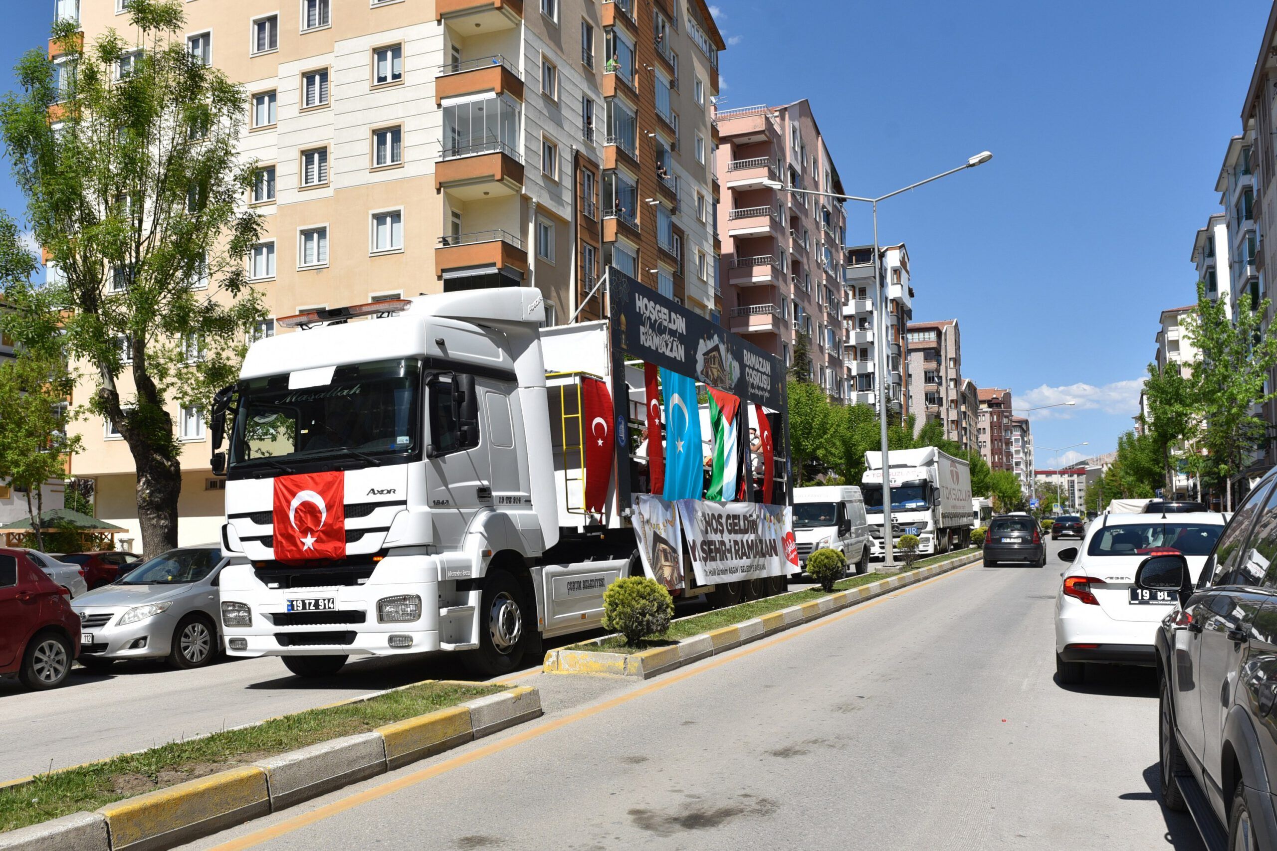 Çorum’dan Filistin’e mehterli selam