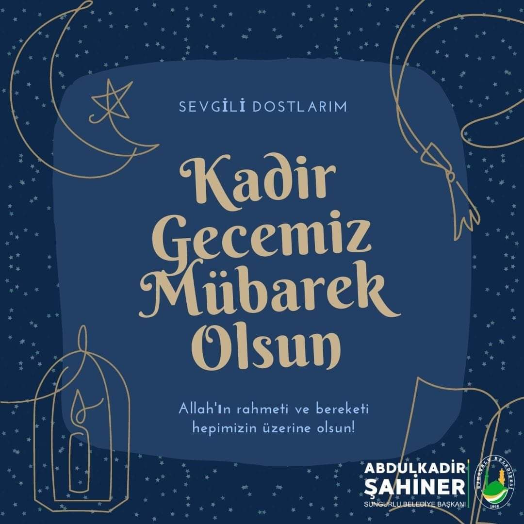 KadirGecemiz mübarek olsun