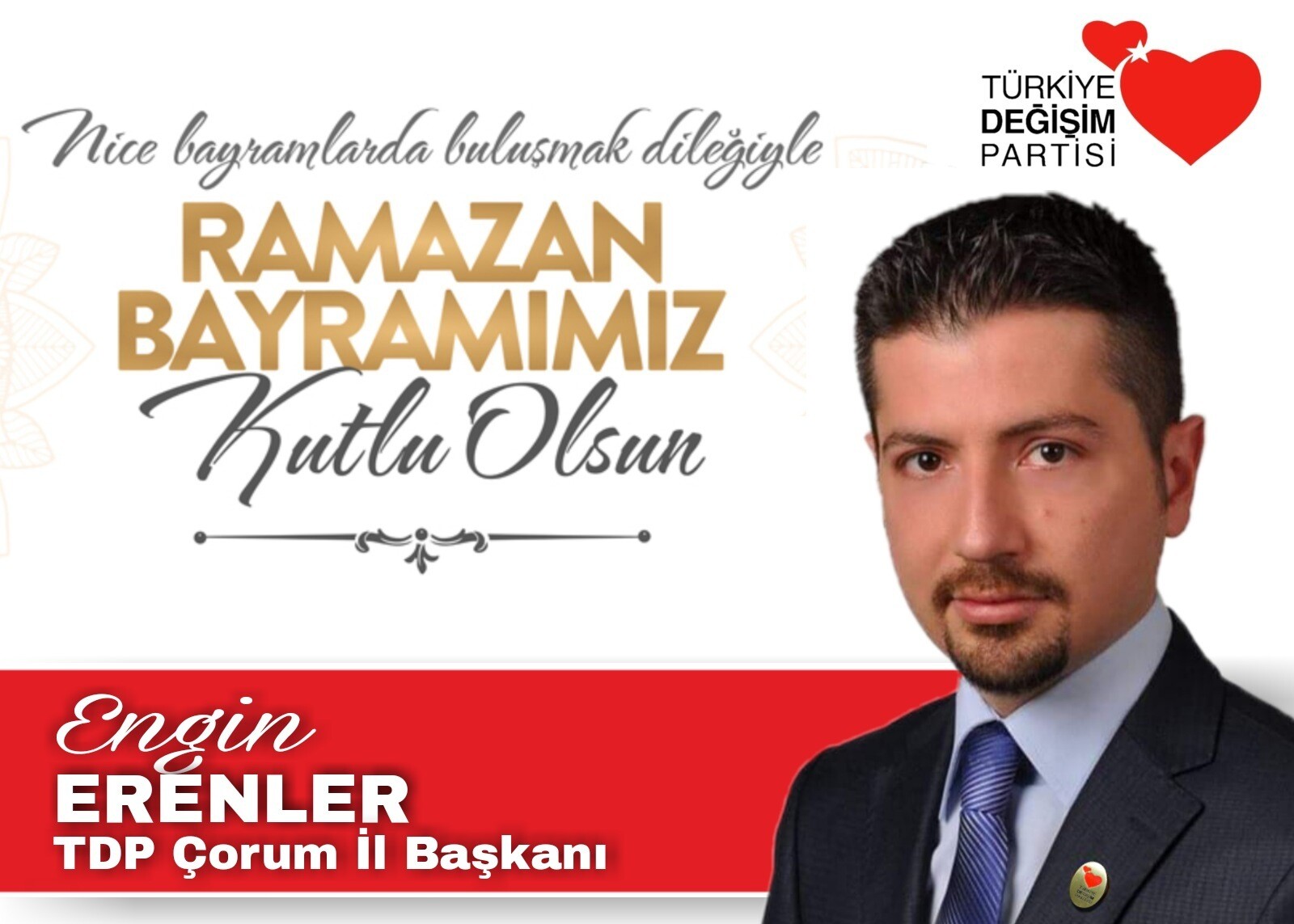 ERENLER, “RAMAZAN BAYRAMIMIZ KUTLU OLSUN”