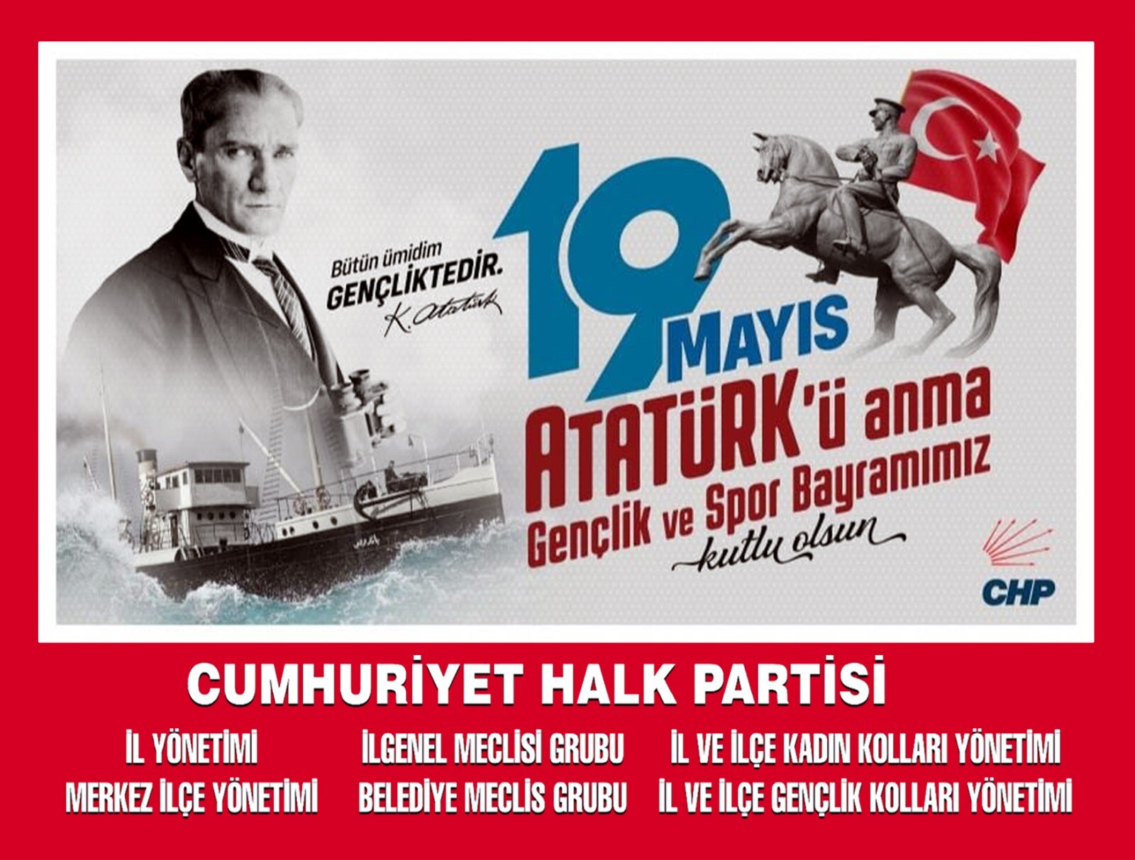 CHP 19 Mayıs Gençlik ve Spor Bayram Kutlaması