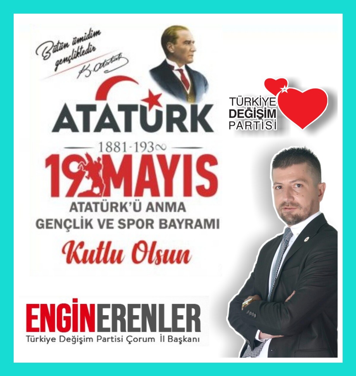 ERENLER, 19 MAYIS GENÇLİK BAYRAMIMIZ KUTLU OLSUN