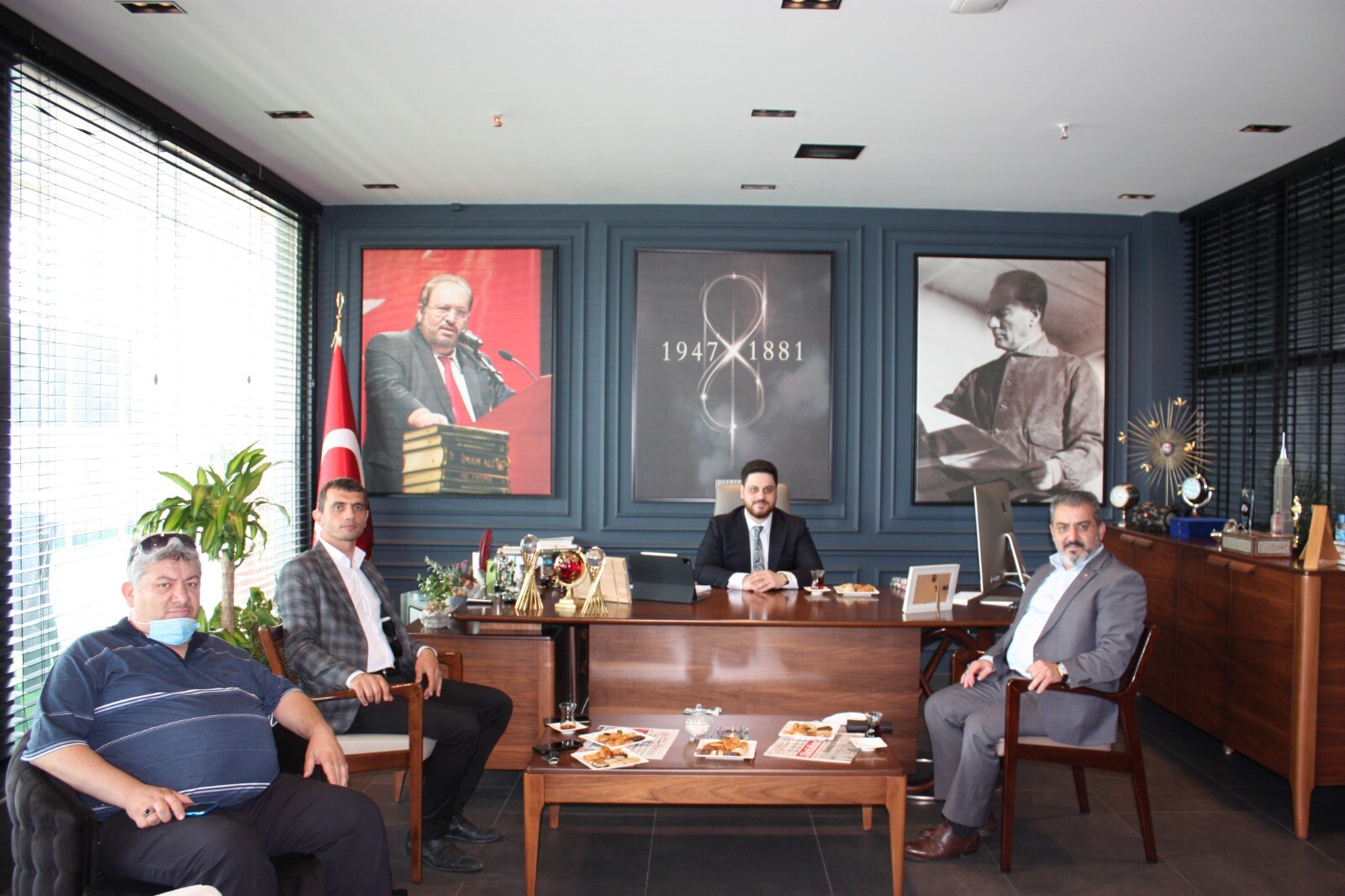 YEREL BASIN BİRLİĞİ’NDEN BTP LİDERİNE ZİYARET