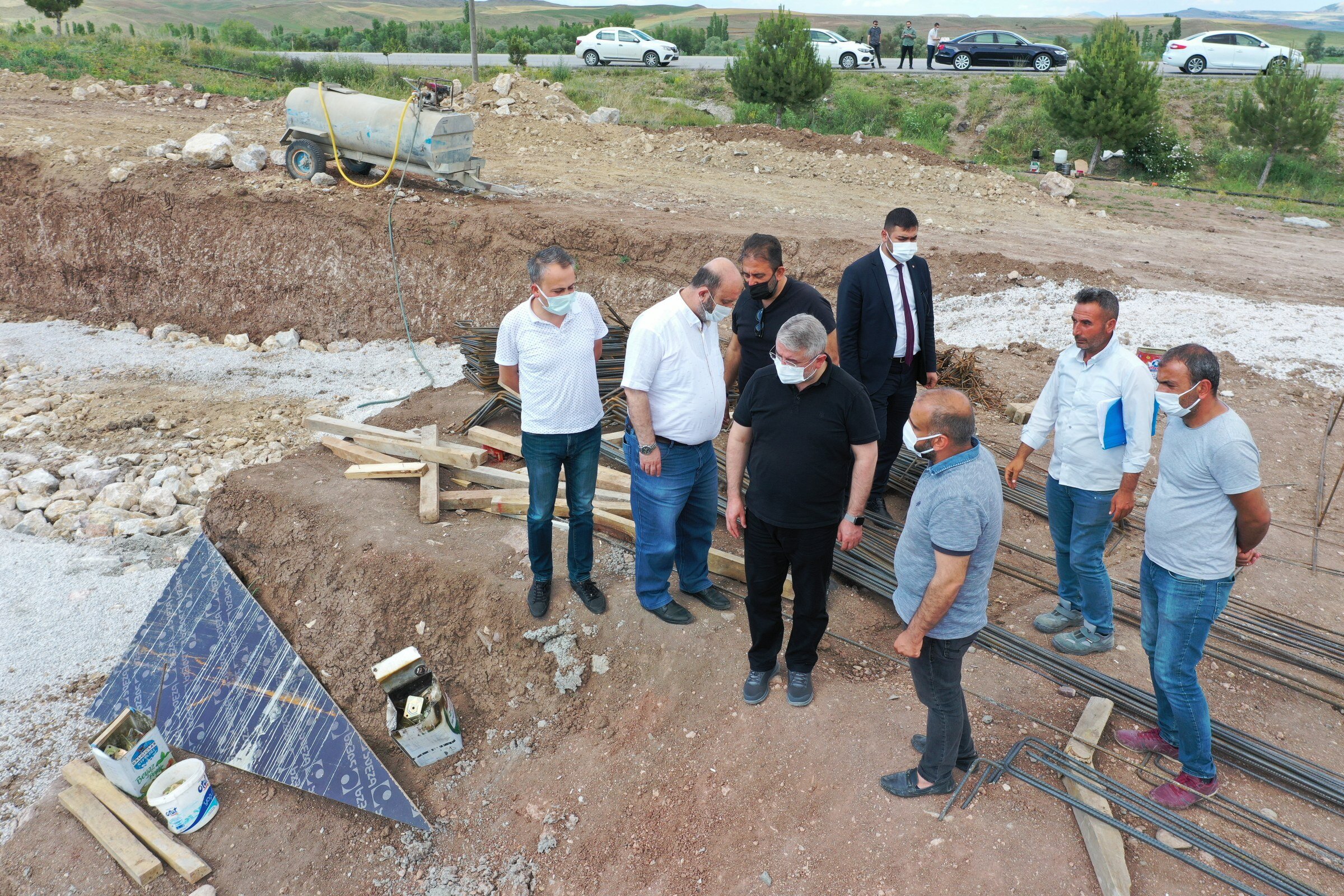 Başkan Aşgın, Koçhisar İsale hattı çalışmalarını inceledi