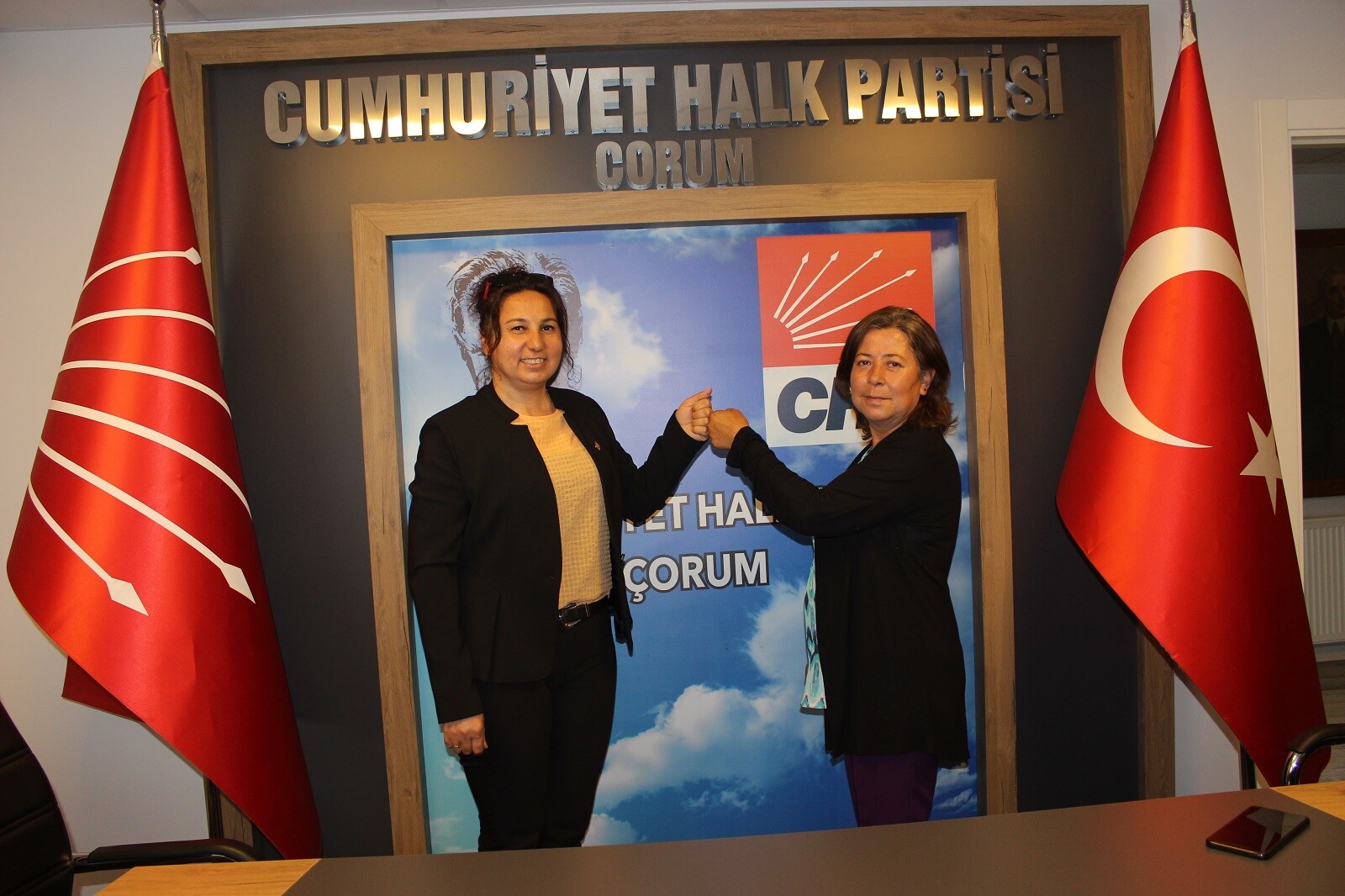 CHP Merkez İlçe Kadın Kolları’nda görev değişimi