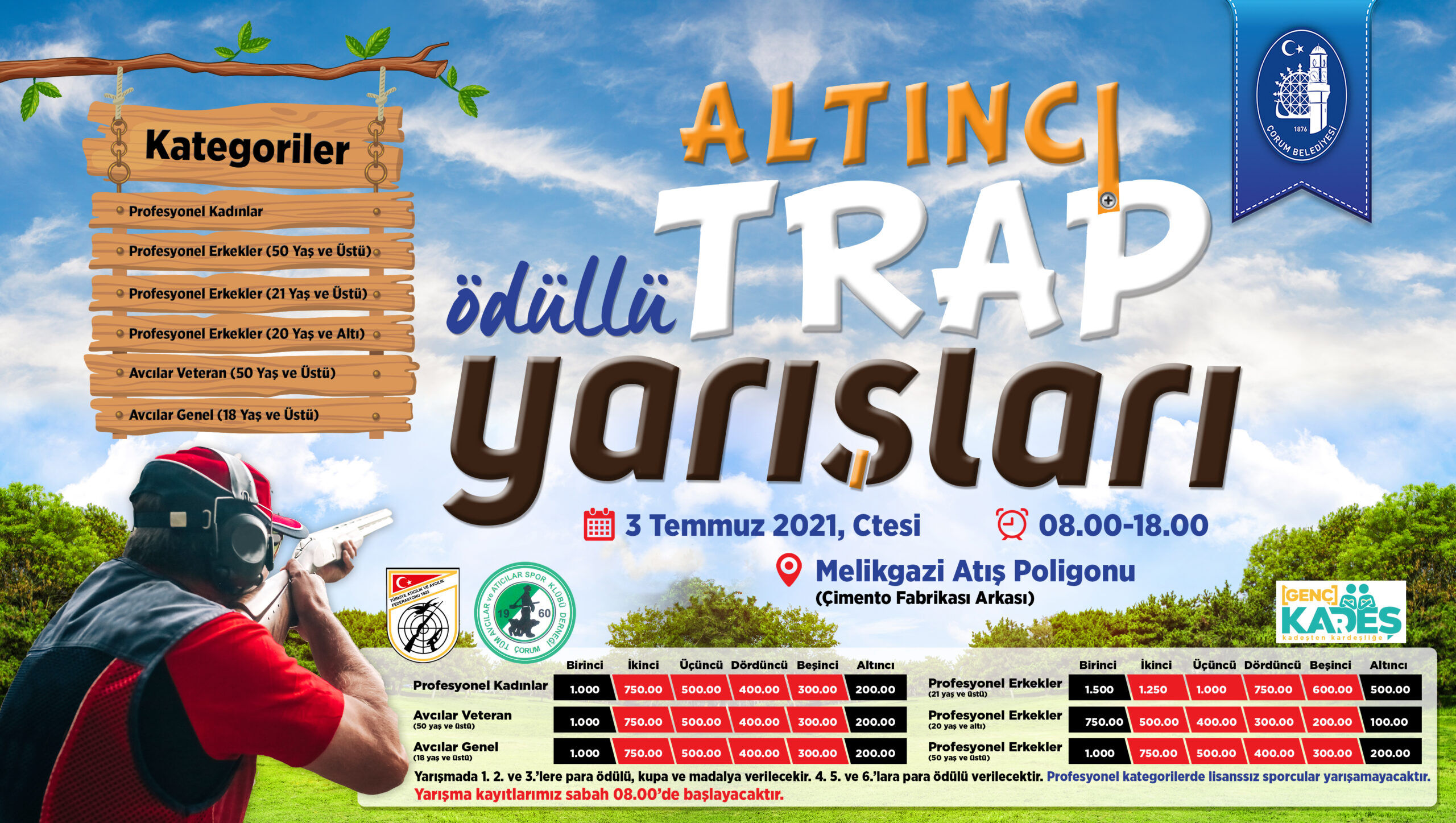Belediye, trap yarışlarının 6.’sını yapıyor