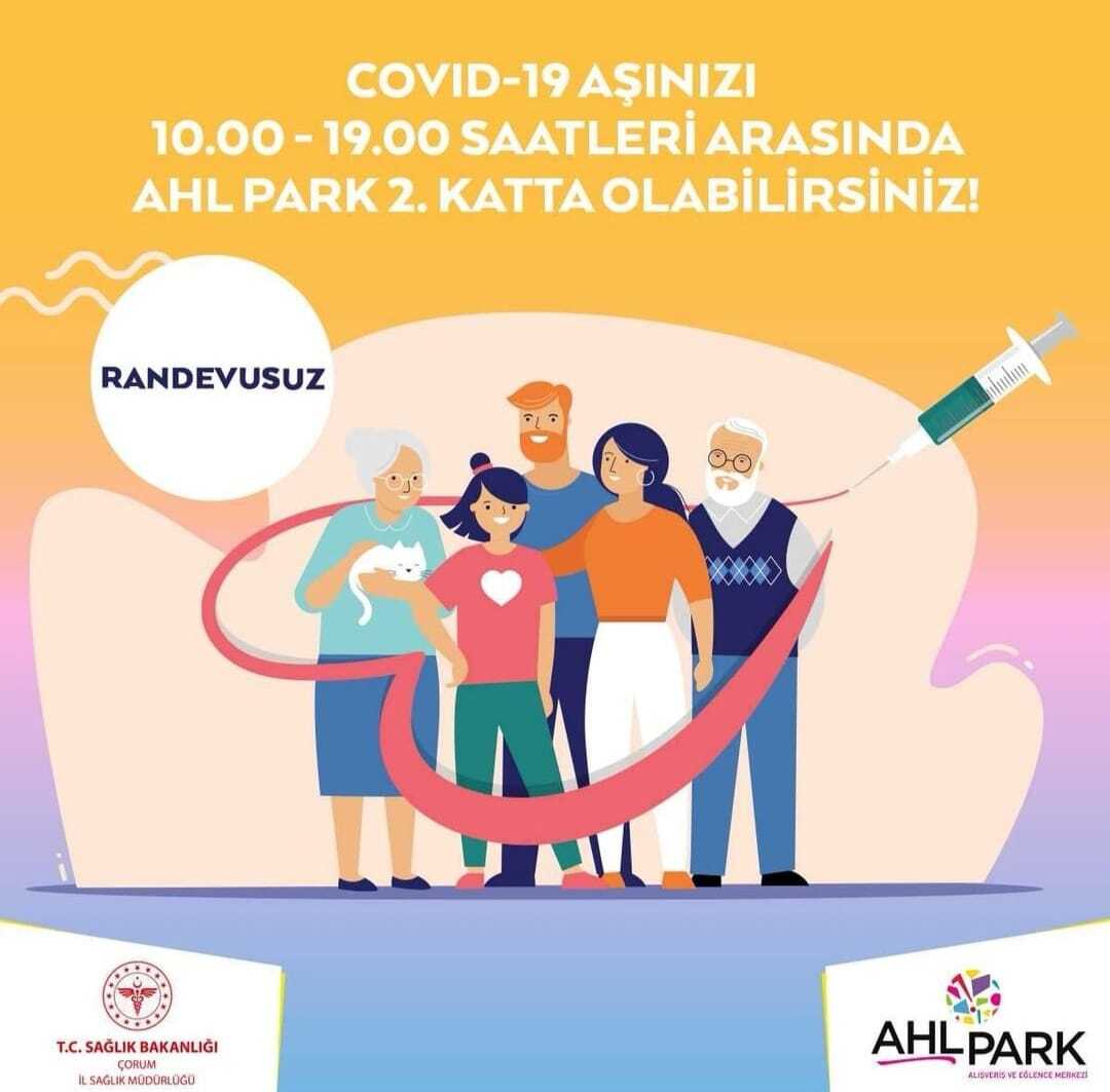 AHL PARK’ta Covid-19 aşı uygulaması başladı