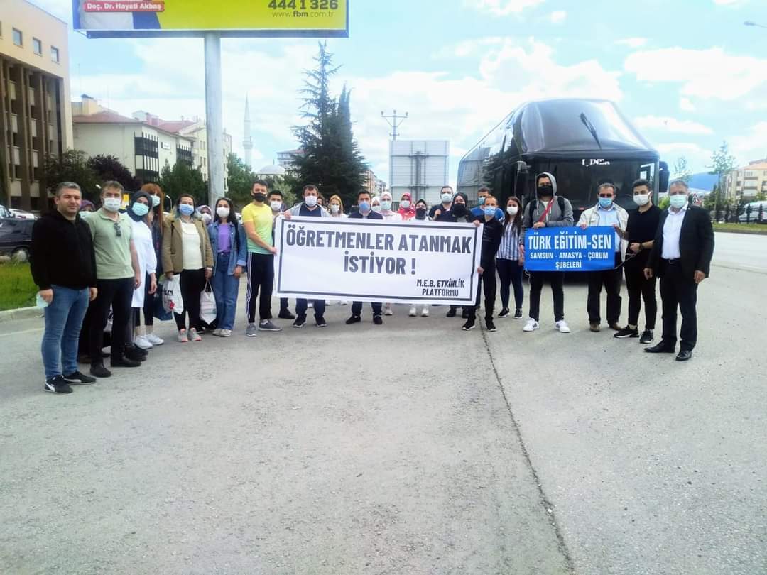 ATAMASI YAPILMAYAN ÖĞRETMENLER ANKARA YOLUNDA