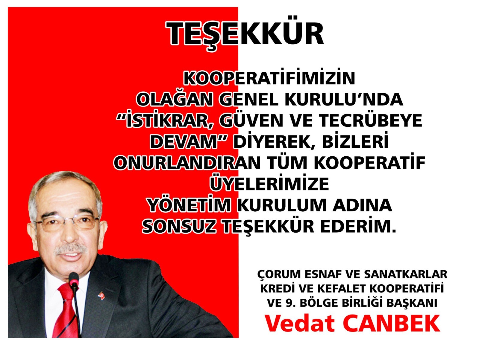 TEŞEKKÜR