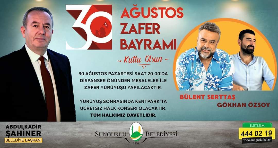 30 Ağustos Zafer Bayramı Kutlu olsun
