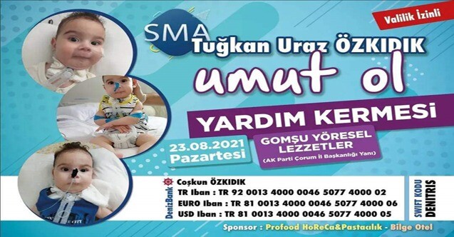 Tuğkan bebek için kermes